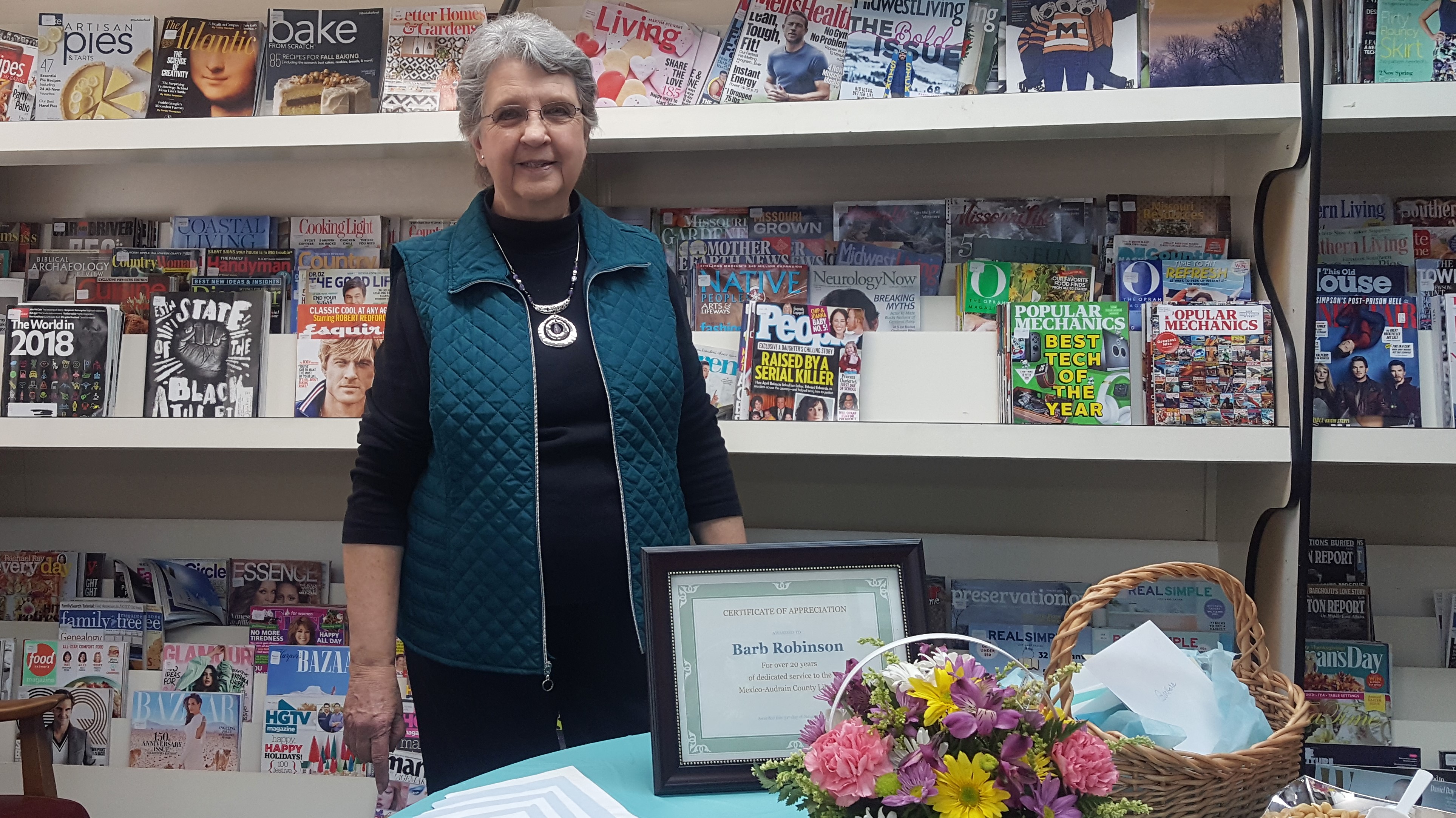 Robinson Retires From Library