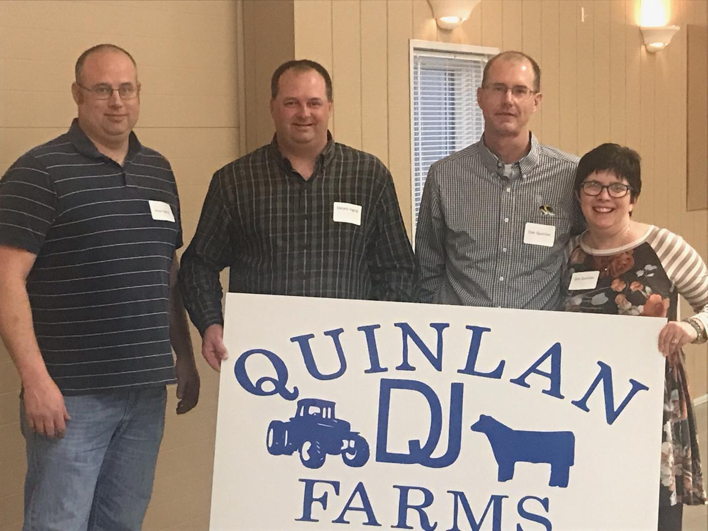Quinlans Honored At Ag Appreciation Dinner