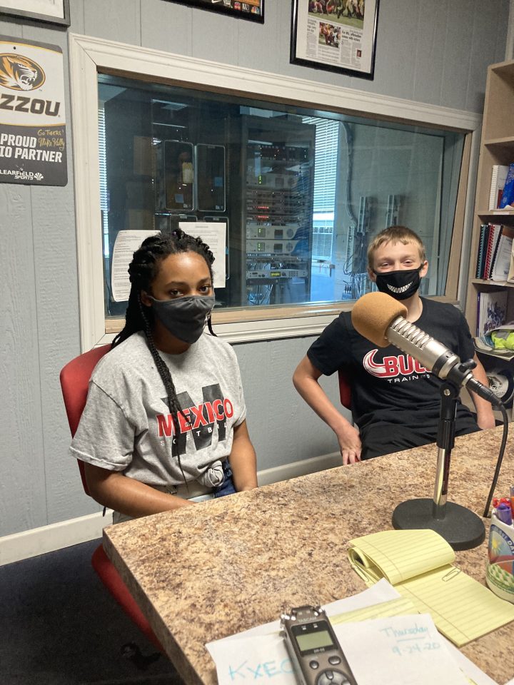 Mexico Middle School Students Felicity Jordan-Thomas And Peyton Hoover Talk About How They Are Adjusting To Changes This Year Due To COVID-19 On KXEO Morning Show