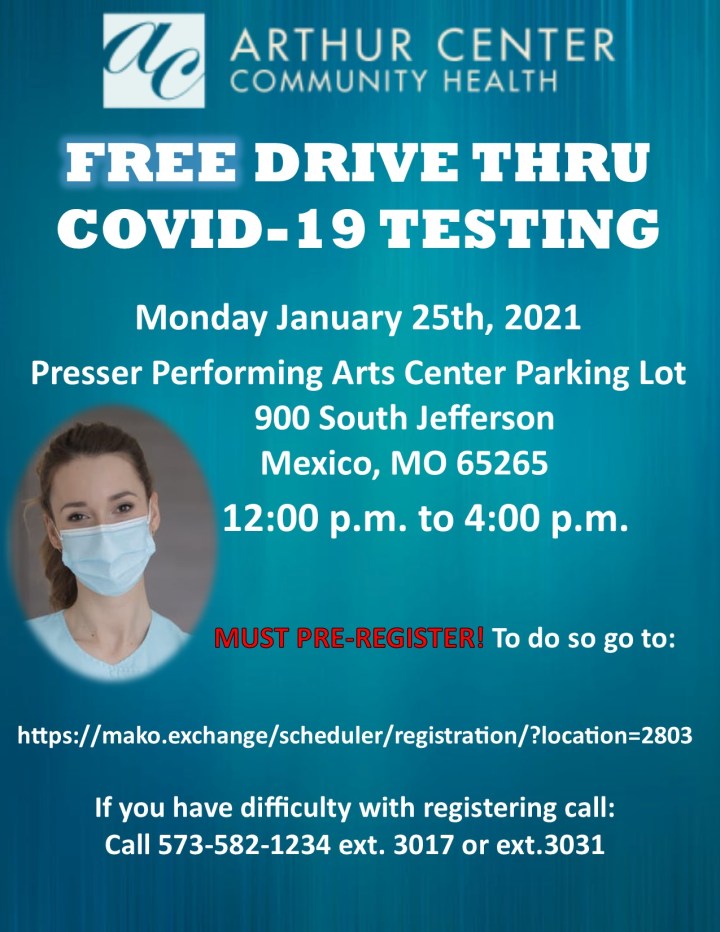 Arthur Community Health To Host Free COVID-19 Testing On Monday