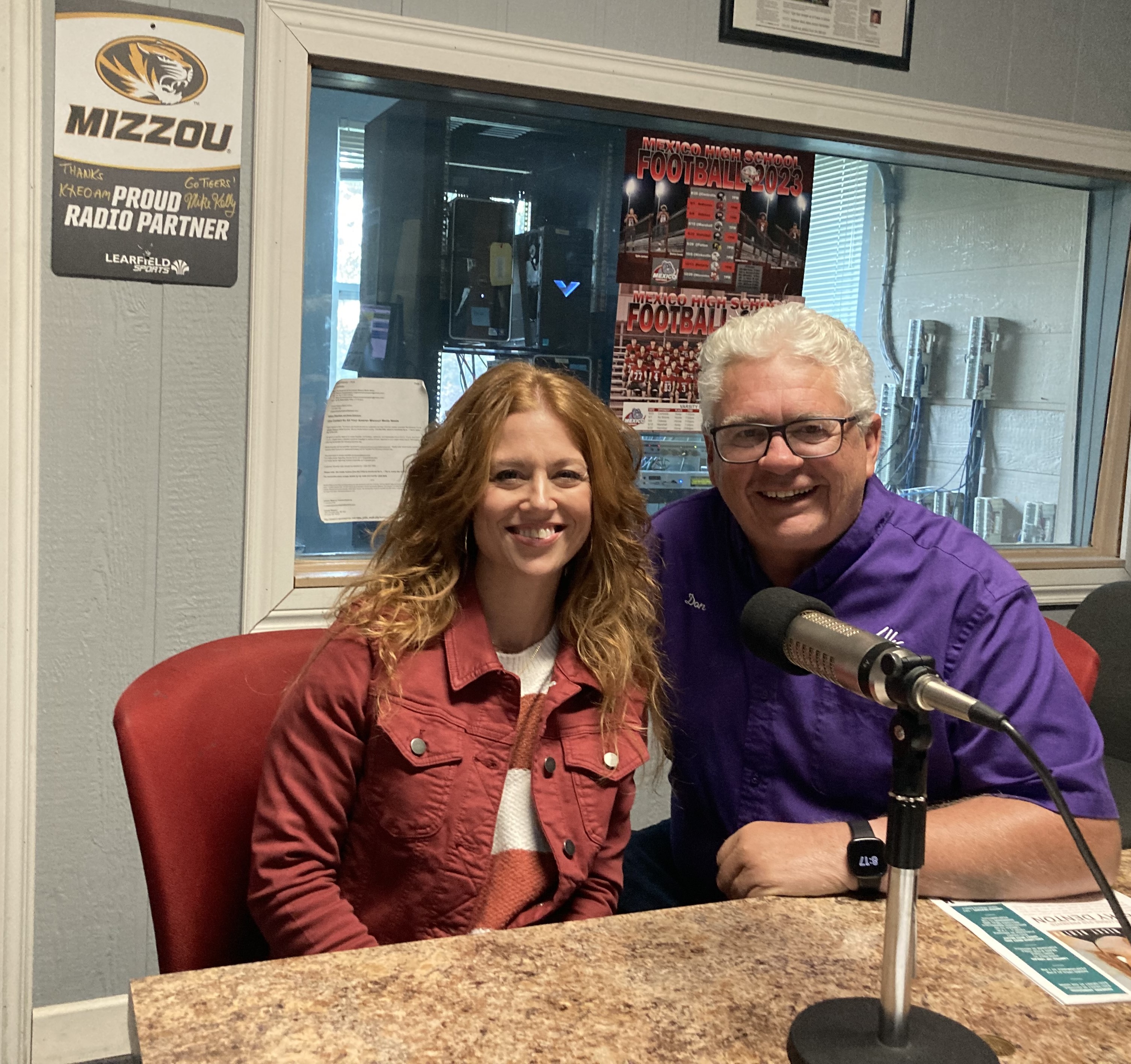 Country Music Artist Becky Denton And Mexico Elks 919 Member Don Borgeson Join AM 1340 KXEO Am I Awake Morning Show