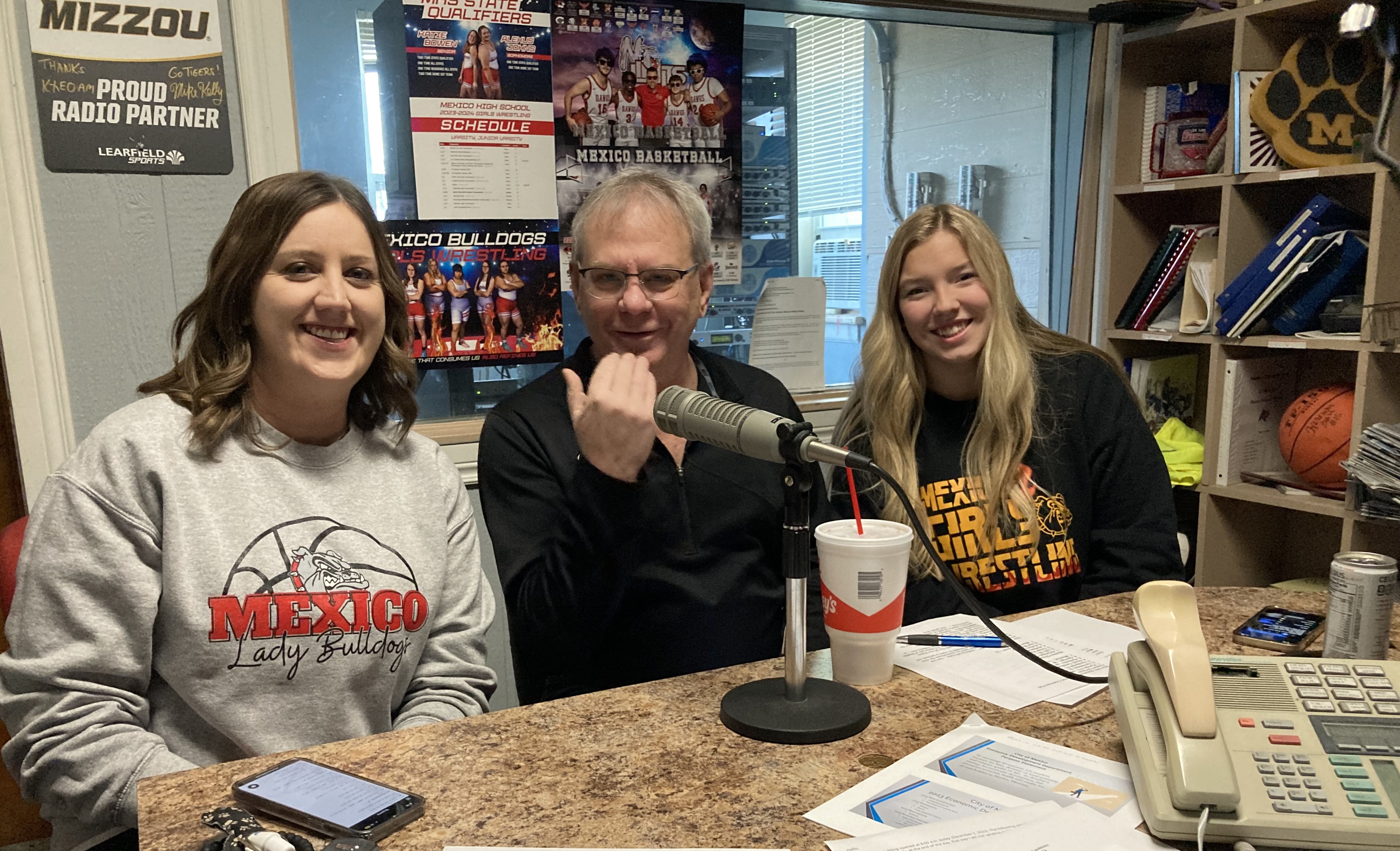 Mexico Lady Bulldogs Basketball Coach Makenize Mudd Stops By KXEO’s Sports Talk The Buzzer Beater 2/11/2024