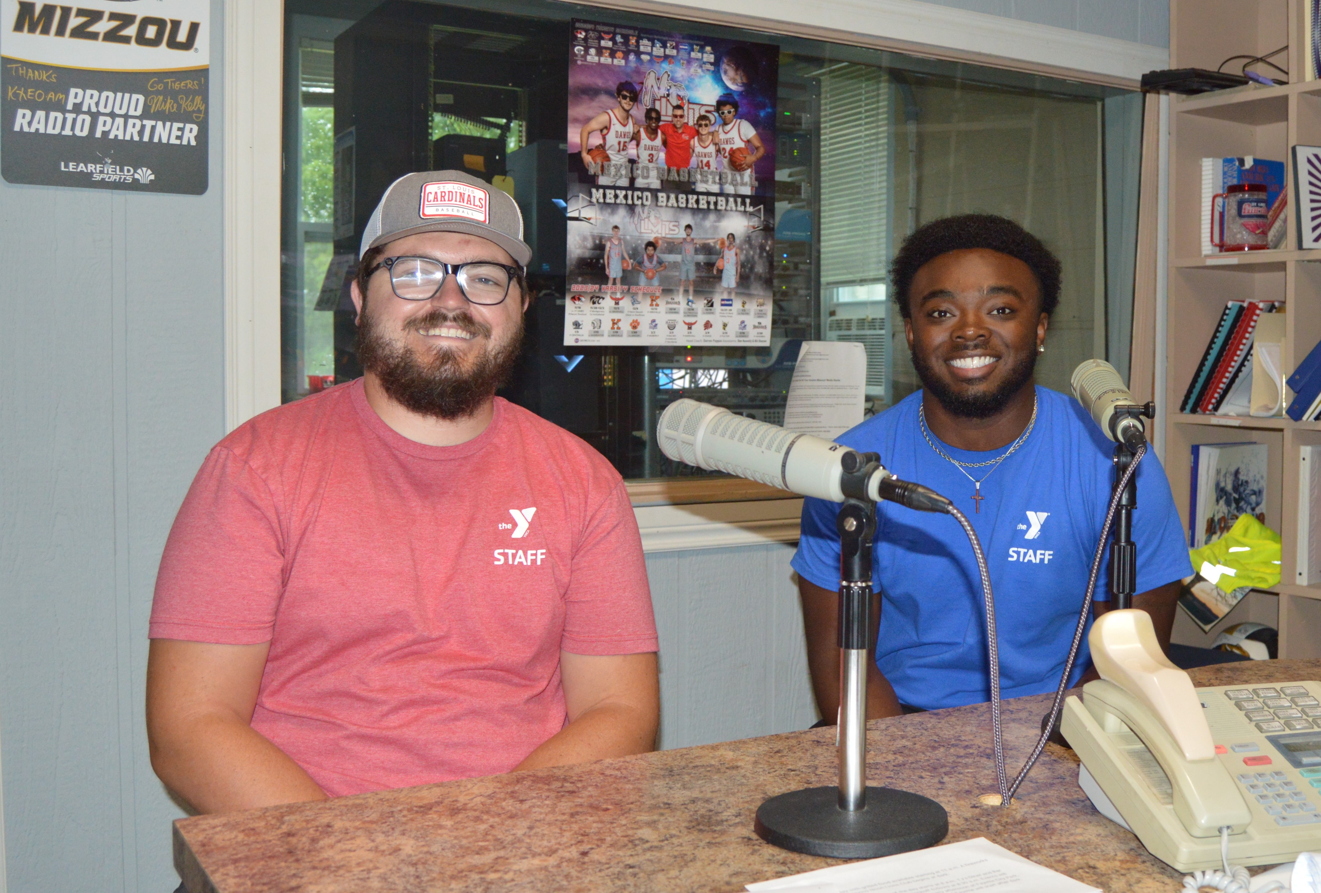 Seth Cooke And Dante Billups From The Mexico Area Family YMCA Join AM 1340 KXEO Am I Awake Morning Show