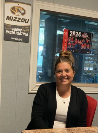 Rebecca Moppin With Mexico High School Talks Find Your Path Career Exploration Fair On AM 1340 KXEO Am I Awake Morning Show