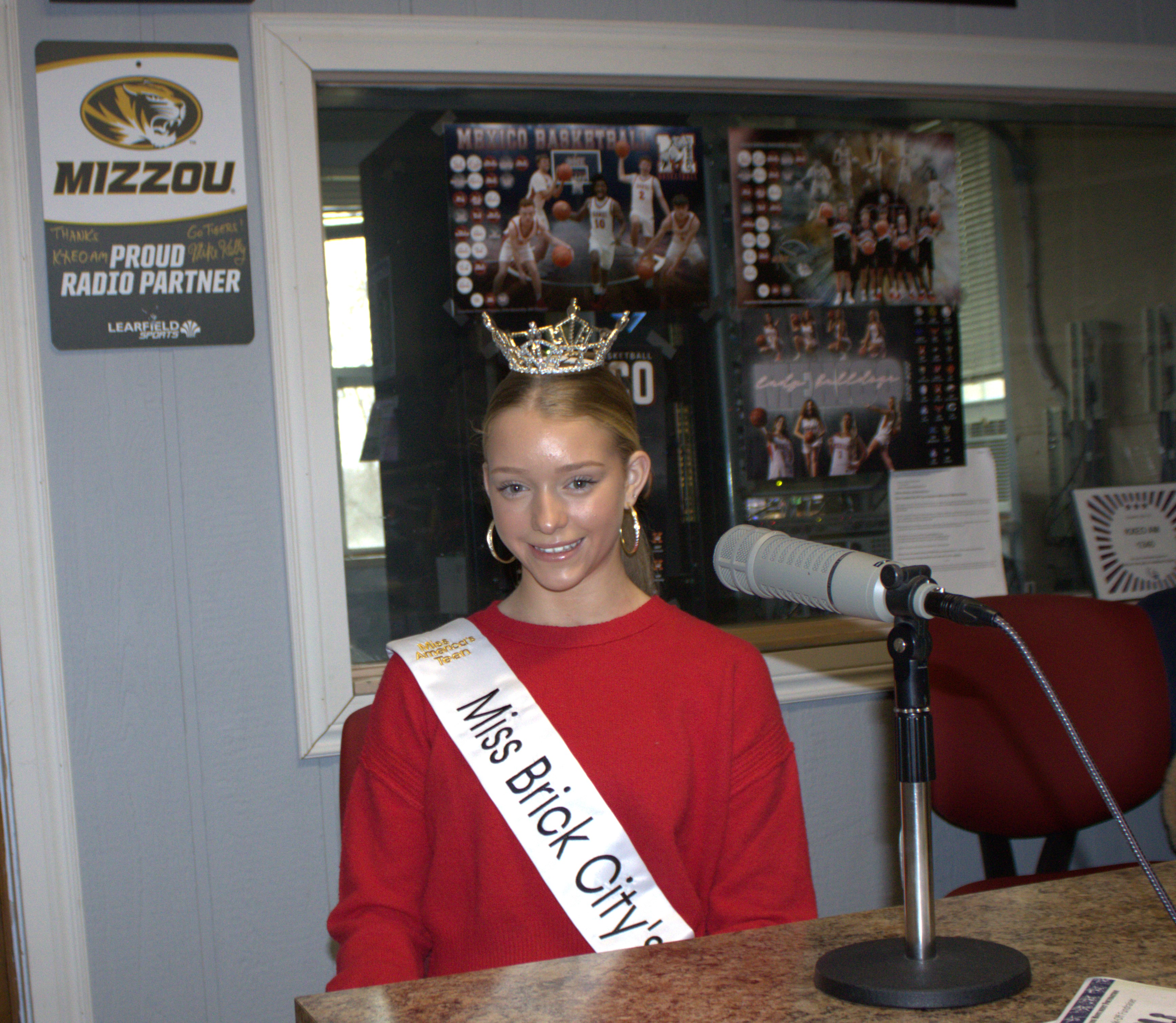 Miss Brick City Teen Alice Kramer Joins AM 1340 KXEO Am I Awake Morning Show