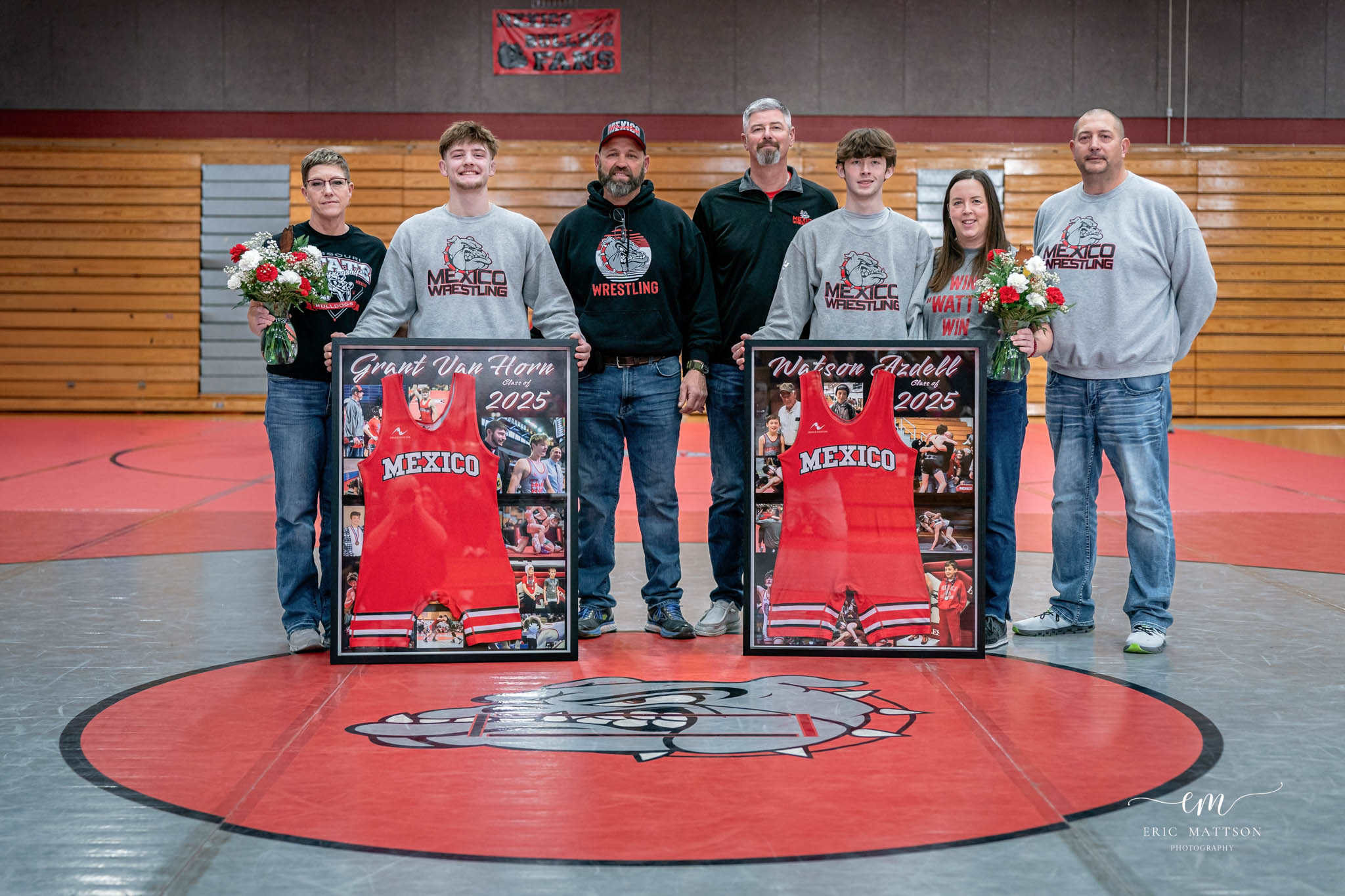 Mexico High School Wrestling Seniors Grant Van Horn And Watson Azdell Honored