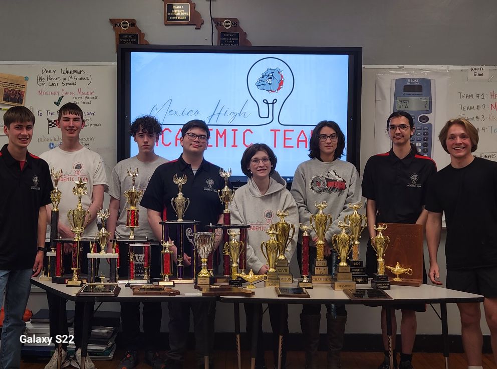 Mexico High Academic Team Three Peats As District Champions