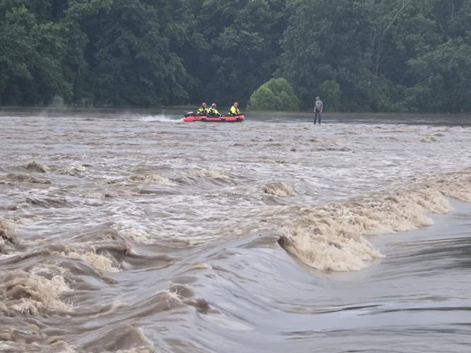Floods Close Roads, Require a Rescue in Cole County